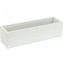 kohteita Koristeellinen laatikko istutukseen, istutuslaatikko, istutuslaatikko, puinen koriste L32cm