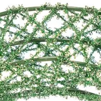 kohteita Vihreä koristeellinen metalliverkkokranssi tee-se-itse-projekteihin, 19 cm, 2 kpl