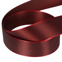 kohteita Lahjanauha, elegantti ja kiiltävä taftinauha juhlatilaisuuksiin, 25 mm leveä, 50 m pitkä