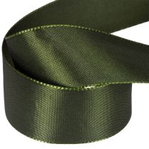kohteita Satiininauha lahjapaketointiin, taftinauha, vihreä, 40 mm leveä, 5 m pitkä