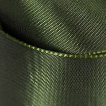 kohteita Satiininauha lahjapaketointiin, taftinauha, vihreä, 40 mm leveä, 5 m pitkä