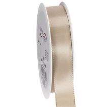 kohteita Koristeellinen satiininauha beige taftinauha 25mm 50m