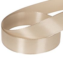kohteita Koristeellinen satiininauha beige taftinauha 25mm 50m
