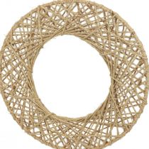 Koristesormukset juuttipäällysteiset riippuvat koristeet boho koristelu luonto Ø38cm 2kpl