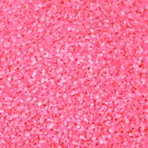 kohteita Koristehiekka pinkki askarteluhiekka värillinen hiekka 0.5mm neonpinkki 1kg