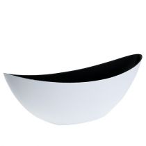 Koristekulho muovia valkoinen 38,5cm x 12,5cm K13cm
