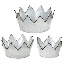 kohteita Koristeellinen kulho metallinen kulhon kruunu Ø26,5/22,5/19 cm 3 kpl:n setti