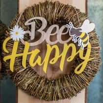 kohteita Koristeellinen kyltti mehiläinen “Bee Happy” kesäkoristelupuu 31×18cm 2kpl