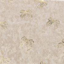 kohteita Pöytäliina, koristeellinen kangas, kuviollinen, leveät rusetit, 35x120cm, 2 kpl