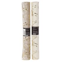 kohteita Pöytäliina, koristeellinen kangas kapeilla ruseteilla, rullassa, 120x35cm, 2 kpl