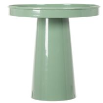 kohteita Koristeellinen metallilautanen, vihreä, pyöreä jalusta, kukka-asetelmien tarjotin, 20 cm