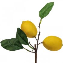 Deco Branch Mediterranean Deco Lemons Artificial 30cm
