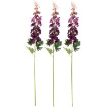 kohteita Koristeellinen delphinium tekokukkana tyylikkäisiin kukka-asenteihin, 79 cm, 3 kpl