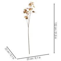 kohteita Keinotekoinen syksyinen eukalyptuspuun oksa lehdillä ja hedelmätertuilla, 132 cm