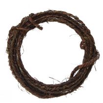 Wire Rustic Tummanruskea koru lanka rustiikki 3-5mm 3m