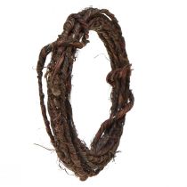 kohteita Wire Rustic Tummanruskea koru lanka rustiikki 3-5mm 3m