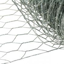 Kuusikulmainen lanka galvanoitu hopea Rabbit Wire 50cm × 10m