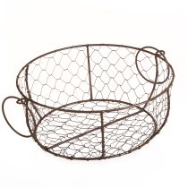 kohteita Lankakorikulho kahvalla Ruskea Ø35/30/25cm 3 kpl sarja