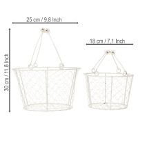 kohteita Koristeelliset lankakorit luovaan puutarhasuunnitteluun, 30 cm, 1 sarja
