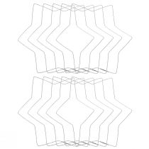 kohteita Lanka tähti aaltorengas lankatähtiä seppeleille 30cm 10 kpl