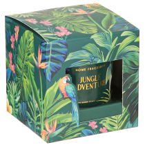 kohteita Tuoksukynttilä lasiastiassa Kurkku-eukalyptuskynttilä Vihreä Ø7cm