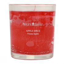 Tuoksukynttilä lasissa tuoksukynttilä Christmas Apple Spice H8cm