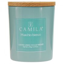 kohteita Tuoksukynttilä lasissa Camila White Musk Ø7,5cm K8cm