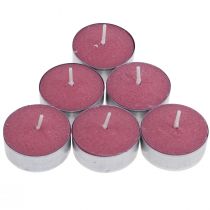 Tuoksukynttilät mansikka, kynttilä tuoksu, huoneen tuoksukynttilä Ø3,5cm K1,5cm 18 kpl