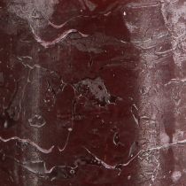kohteita Yksiväriset kynttilät Burgundy pilarikynttilät 70×120mm 4 kpl