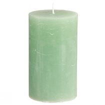 kohteita Yksiväriset kynttilät vihreät jade pilarikynttilät 70×120mm 4 kpl