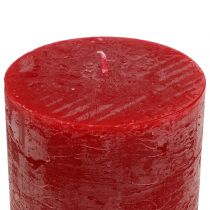 kohteita Yksiväriset kynttilät punaiset 50x100mm 4kpl