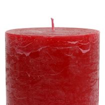 kohteita Yksiväriset kynttilät punaiset 85x150mm 2kpl