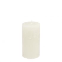 kohteita Yksiväriset kynttilät valkoiset 50x100mm 4kpl