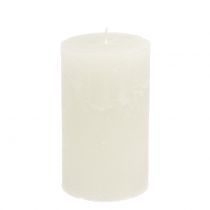 kohteita Yksiväriset kynttilät valkoiset 85x150mm 2kpl