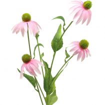 Echinacea-kukka keinotekoinen vaaleanpunainen 90cm