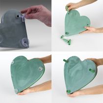 kohteita Kukallinen vaahtomuovisydän click system plug-in materiaali vihreä 20cm 2 kpl