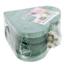 kohteita Kukallinen vaahtomuovisydän click system plug-in materiaali vihreä 20cm 2 kpl