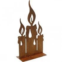 Patina deco standee kynttilät Joulukoristeita H20cm