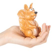 kohteita Istuva oravahahmo syksyn koristeeksi, 10 cm