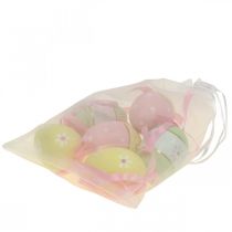 kohteita Pääsiäismunat koristemunien ripustamiseen värikkäitä Ø4cm K6cm 6 kpl