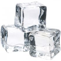 Keinotekoiset jääpalat ikkunakoristeet 2cm 20kpl