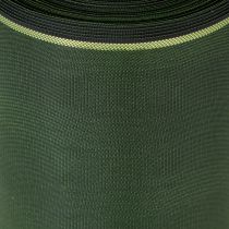 kohteita Elegantti vihreä moaré-kuvioinen seppelenauha kultareunalla, 100 mm x 25 m, hautajaiskukkakauppoihin ja koristeluun