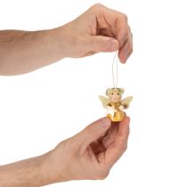 kohteita Koristeellinen enkeliriipus tähdellä, ripustettavaksi, 5 cm, 9 kpl