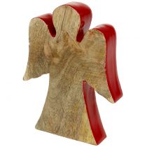 kohteita Enkeli koristelu figuuri puu punainen, luonto 15cm