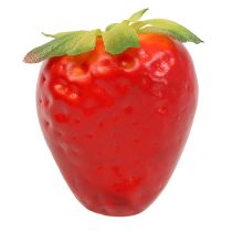 kohteita Keinotekoinen mansikkahedelmäkoriste, punainen, 5 cm, 12 kpl