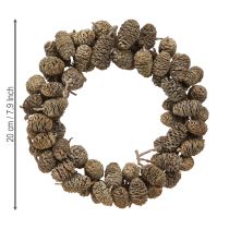 kohteita Leppäkäpyseppele ripustukseen, valkoinen Ø18cm