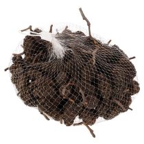 kohteita Luonnonvärisiä leppäkävyjä, irtonaisia, koristeeksi, 3 cm, 300 g, luonnonruskea.