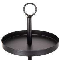 kohteita Kolmikerroksinen metallinen pyöreä tarjoilualusta monikerroksiseen pöytäkoristeeseen, 61 cm