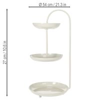 kohteita Kolmikerroksinen pöytäkoriste, ihanteellinen olohuoneisiin, tilaisuuksiin, häihin, 55 cm