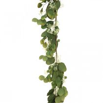 Keinotekoinen Eukalyptus Garland kanssa ohdakkeet syksyn koristelu 150cm